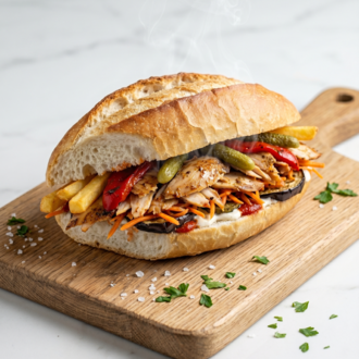 Tavuk Döner Üç Çeyrek Ekmek (120 Gr.) görseli