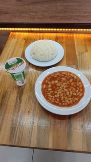 Sade Pilav + Kuru Fasulye + Ayran görseli