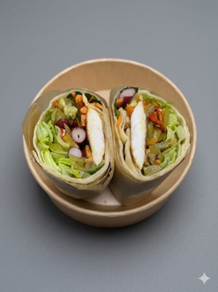 Couple Chicken Wrap Bowl görseli