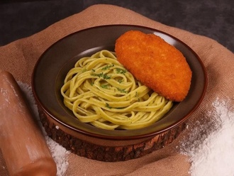 Schnitzel Fettuccine görseli