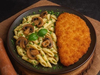 Schnitzel Penne görseli