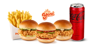 3 Kalp Mini Burger Menü görseli