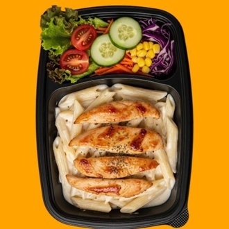 Kremalı Izgara Tavuklu Penne görseli