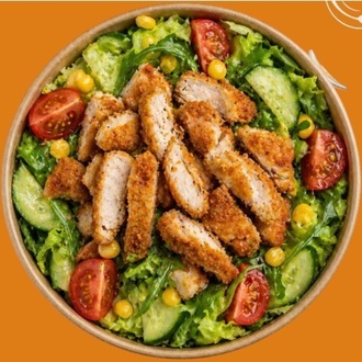 Çıtır Tavuk Salata görseli
