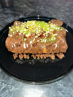 Sütlü Çikolatalı Waffle (Tek Kişilik) görseli