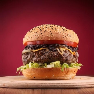 %100 Dana Eti Hamburger görseli