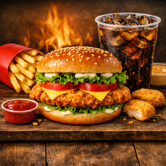 Tavuk Burger Menü görseli