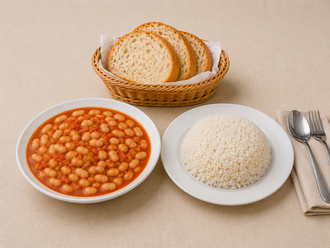 Kuru Fasulye + Pirinç Pilavı görseli