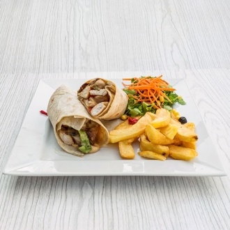 Klasik Tavuk Wrap görseli