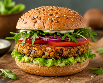 Vejeteryan Burger görseli