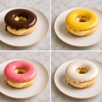 Sütlü Çikolatalı Donut görseli