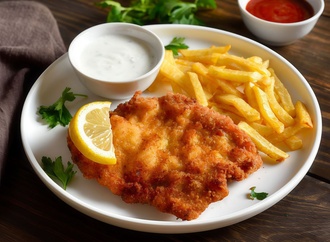 Tavuk Schnitzel Tabağı görseli