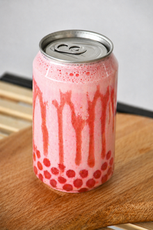 Çilekli Bubble Tea 330 Ml görseli