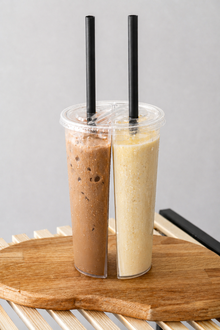 İkili Bardak Kahveli&muzlu Smoothie (Protein Tozu İlaveli Seçenek) görseli