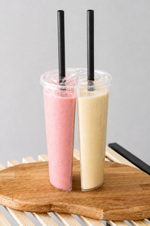 İkili Bardak Çilek&muz Smoothie (Protein Tozu İlaveli Seçenek) görseli