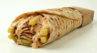 Tarator Soslu Tavuk Döner Dürüm görseli