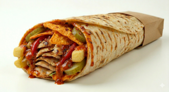 Meksika Acılı Tavuk Döner Dürüm görseli