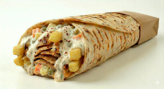 Rus Salatalı Döner Dürüm görseli