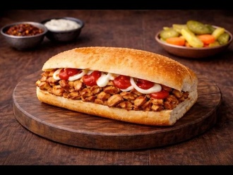 Yarım Ekmek Arası Tavuk Döner görseli
