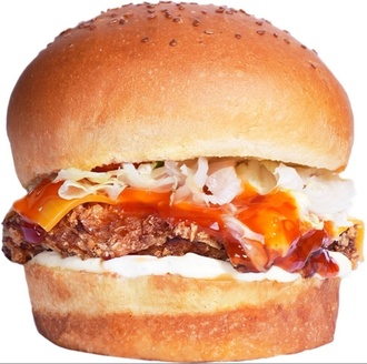Tatlı Acılı Çıtır Tavuk Burger (Büyük Boy) görseli