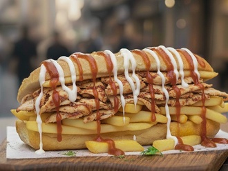 Tavuk Döner Patso Sandviç görseli