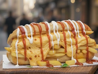 Yumurtalı Kaşarlı Patso Sandviç görseli