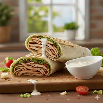 Tavuk Dönerli Wrap görseli