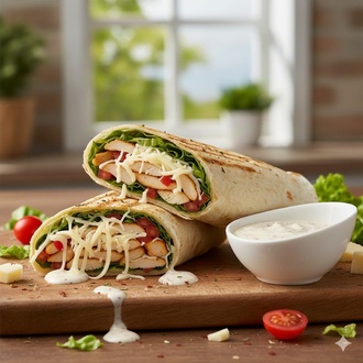 Tavuklu Kaşarlı Wrap görseli