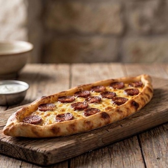 Kaşarlı Sucuklu Pide görseli