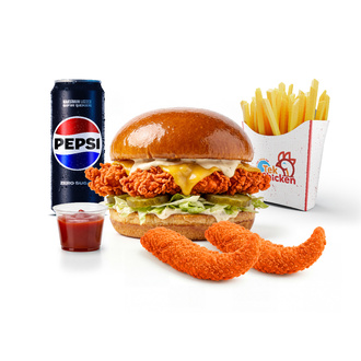 Level 4 Acılı Burger görseli
