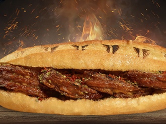Yarım Ekmek Arası İri Kıyım Kokoreç görseli