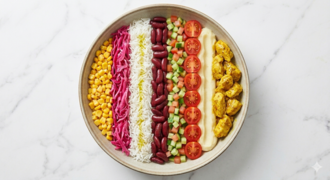 Körili Tavuk & Püre Bowl (Pilavlı) görseli
