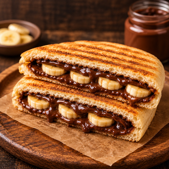 Nutellalı Muzlu Tost görseli