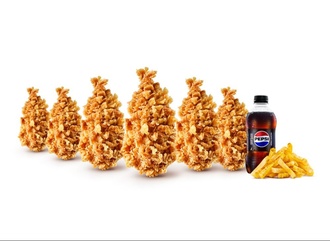Crunchy Big Çıtır Tavuk Tenders Menü (6 Adet) görseli