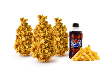 Baharatlı Big Tavuk Tenders Menü (3 Adet) görseli