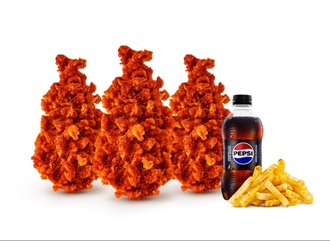 Acılı Big Tavuk Tenders Menü (3 Adet) görseli