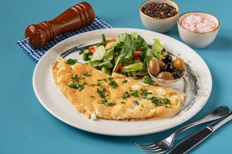 Beyaz Peynirli Omlet görseli
