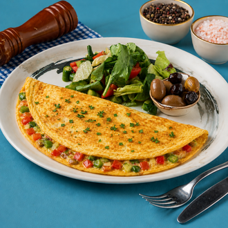 Sebzeli Omlet görseli