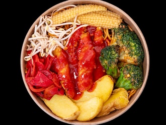 Barbekü Soslu Tavuk Bowl görseli