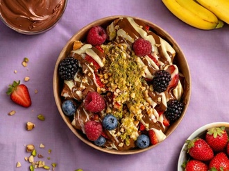 Kırmızının Aşkı Bowl Waffle görseli