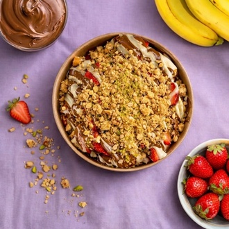 Krep Kırıklı Bowl Waffle görseli