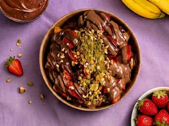 Çikolata Aşkı Bowl Waffle görseli