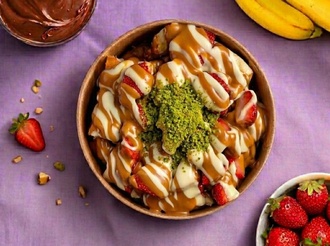 Karamel Rüyası Bowl Waffle görseli