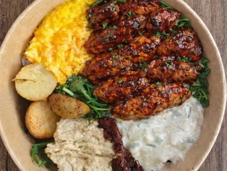 Bbq Soslu Tavuklu Bowl görseli