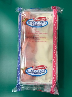 Çilekli Sade Maraş Dondurma (500 Gr.) görseli