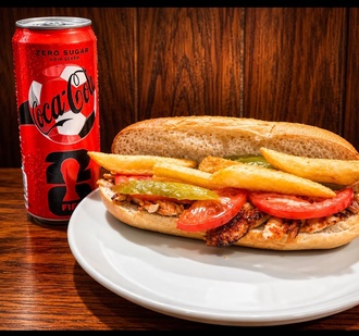 Sandviç Tavuk+cola görseli
