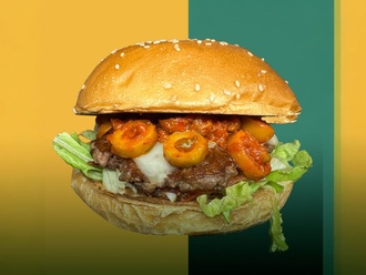 Snorlax Girit Burger+patates görseli