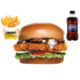 Portobello Mushroom Chıcken Burger Menü görseli