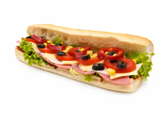 Macar Salam Piliç Jambon Sandviç görseli