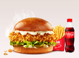 Sr Tenders Burger Menü görseli